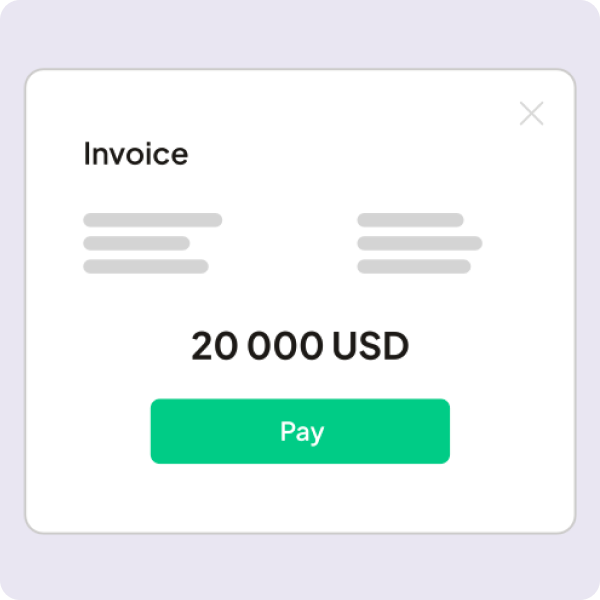 Invoice your customer via Radans