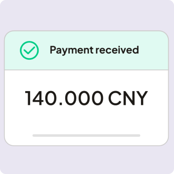 Radans will transfer you a full payment upfront